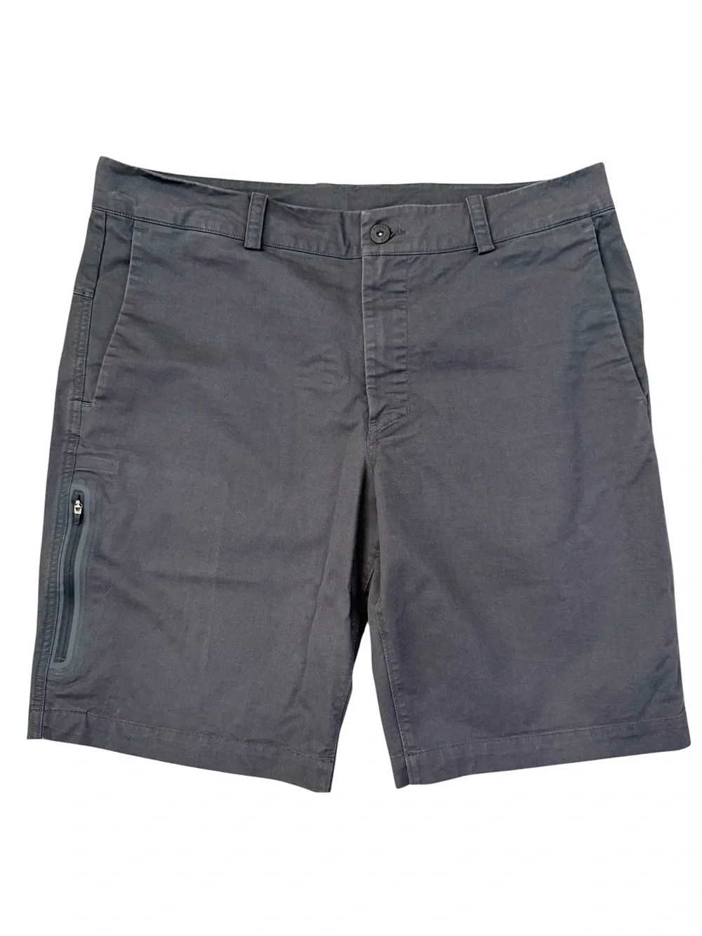 The North Face Red Rocks Hiking Shorts 36 Gray 10” Inseam Zip Pockets